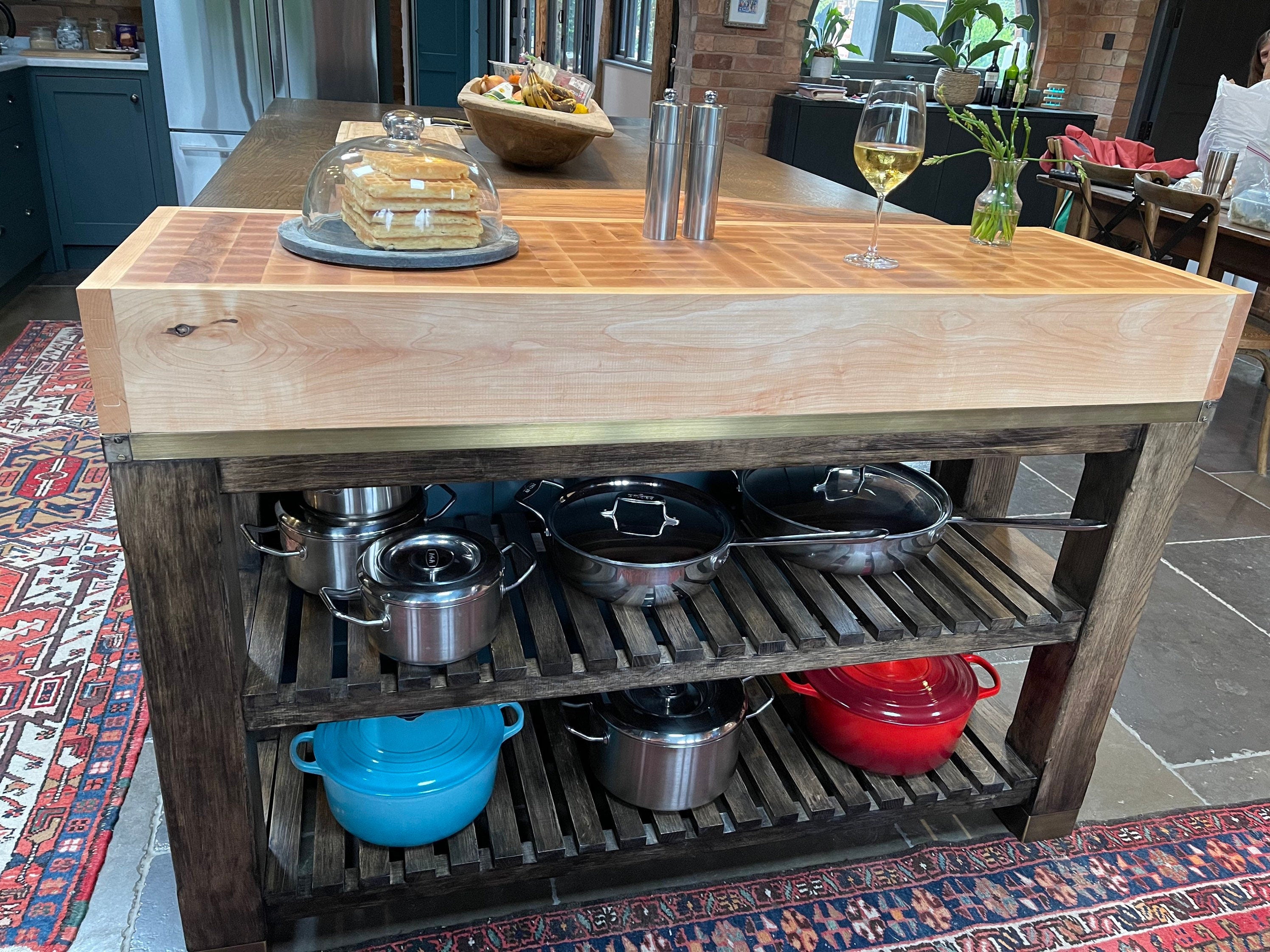 Kitchen butchers clearance bench